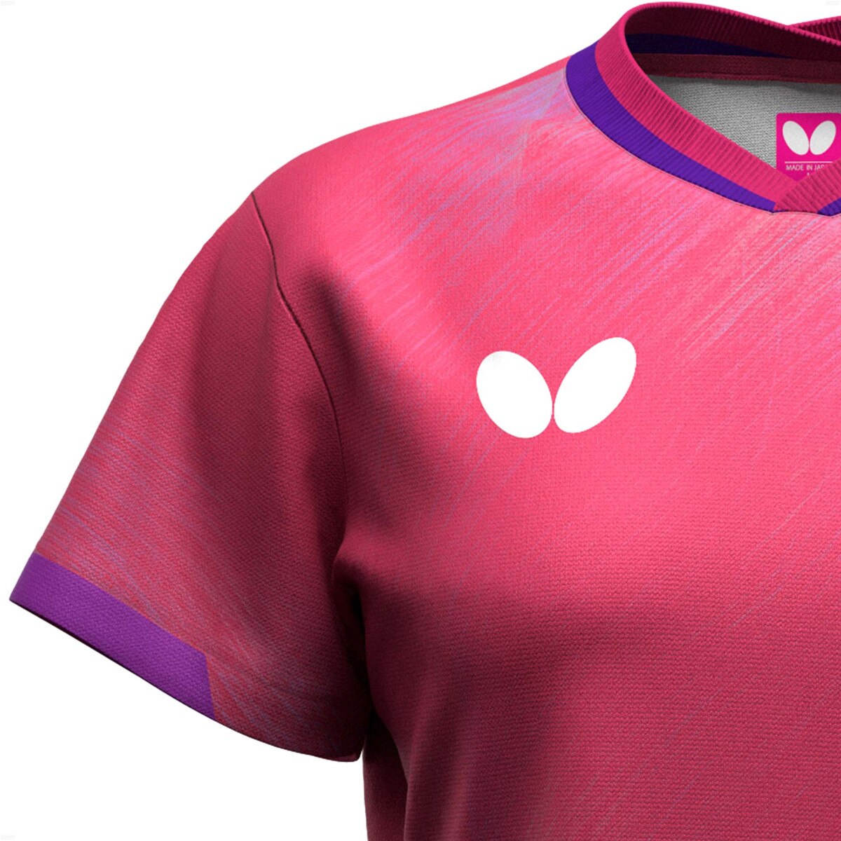 Butterfly Table Tennis - Infiria Lady Shirt - Rose - Logo